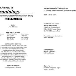 Gerontology Vol. 21 No. 4