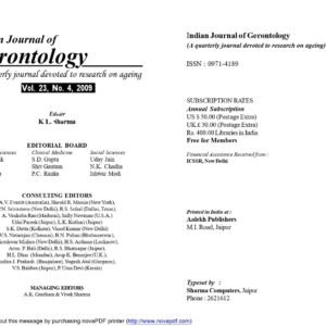 Gerontology Vol. 23 No. 4