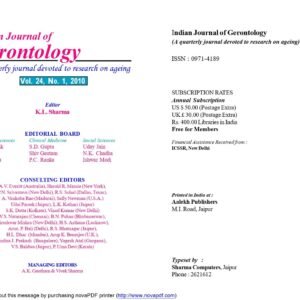 Gerontology Vol. 24 No. 1